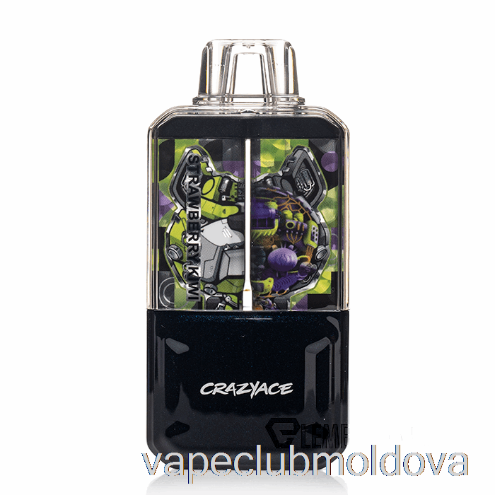 Kit Vape Pod Crazyace B15000 De Unică Folosință Cu Căpșuni Kiwi